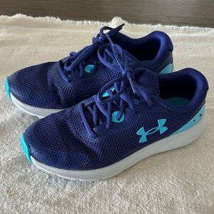 Under Armour Kids' Navy and Teal Sneakers